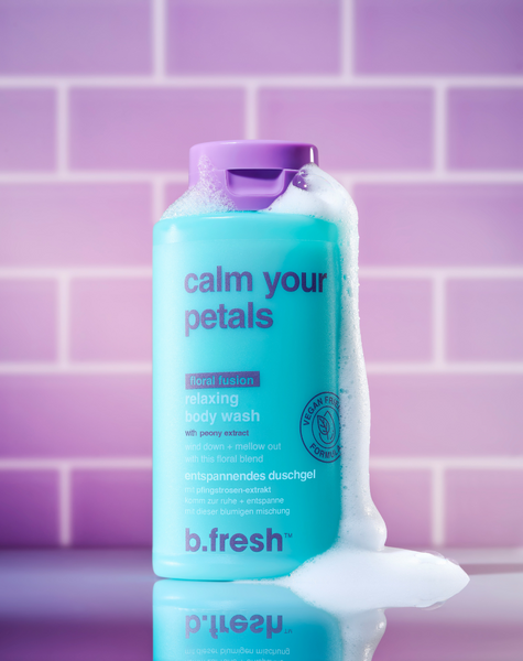 calm your petals avslappnande duschgel