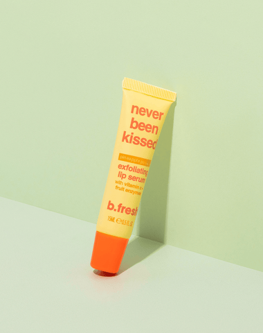 never been kissed exfolierande läppserum