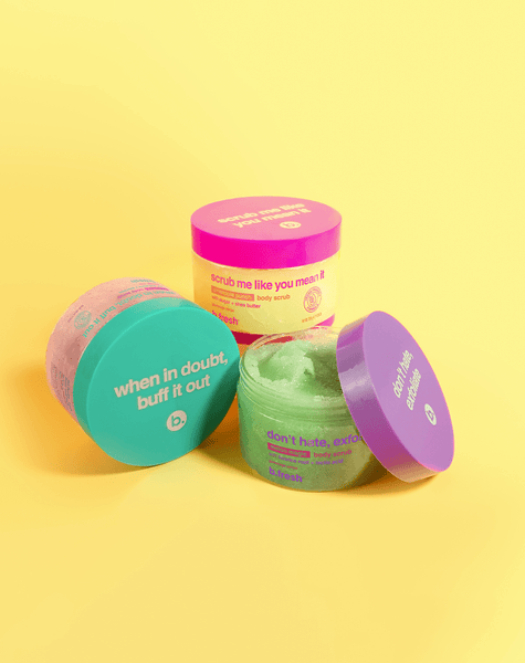 don't hate, exfoliate kroppsskrubb