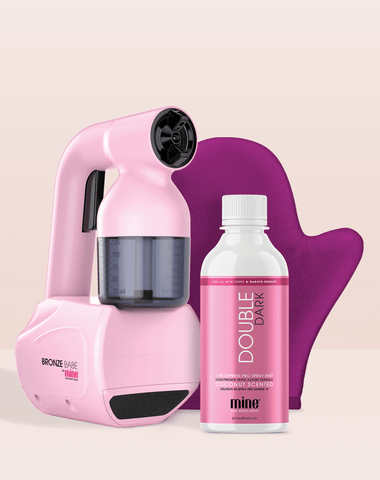 minetan bronze babe personal spray tan kit