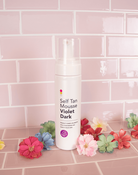 Self Tan Mousse Violet Dark