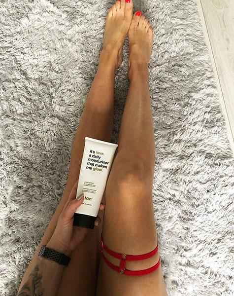 it's love. a daily moisturiser that makes me glow...