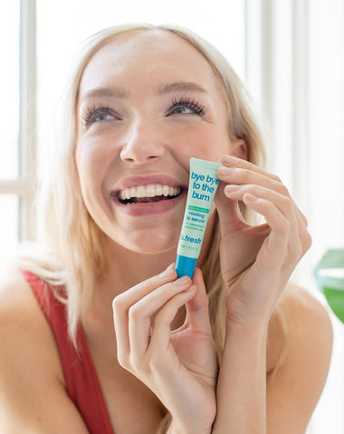bye bye to the burn svalkande läppserum