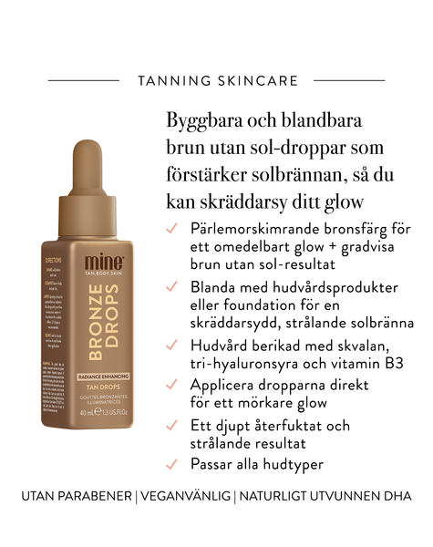 Bronze Drops Lystergivande Brun Utan Sol-Droppar