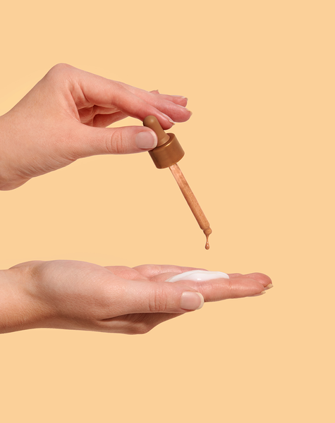 Bronze Drops Lystergivande Brun Utan Sol-Droppar