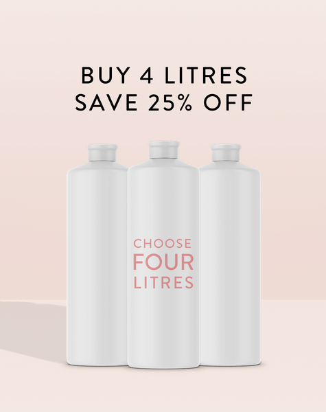 Mix & Match 4 valfria spraytan-vätskor på 1L