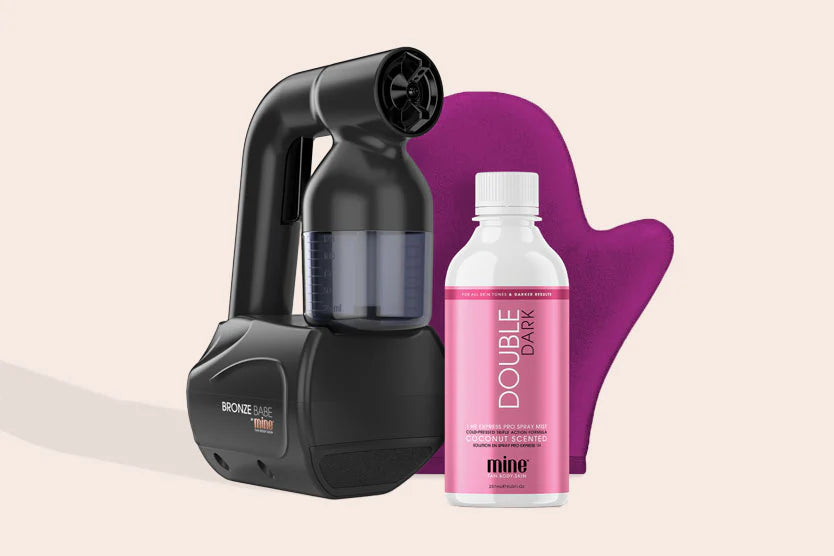 minetan bronze babe personal spray tan kit