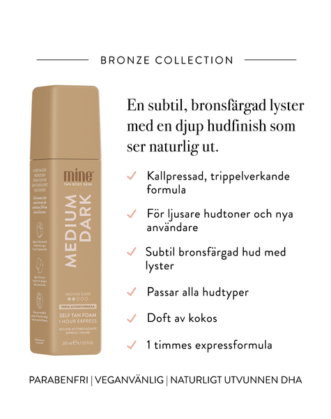 Medium Dark Brun utan sol-skum