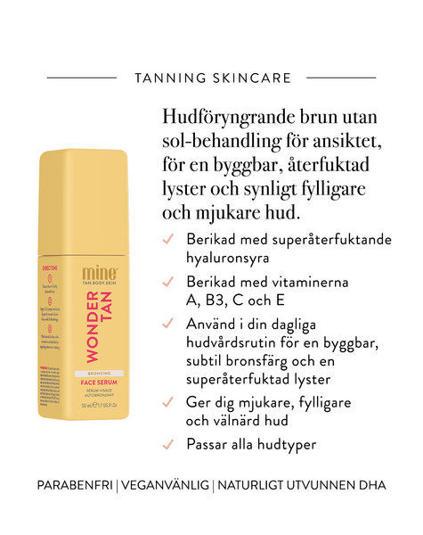 Wonder Tan föryngrande brun utan sol-serum