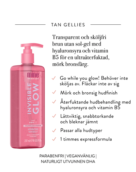 Invisible Glow Mörk Återfuktande Brun Utan Sol-Gelé