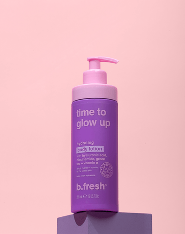 time to glow up återfuktande kroppslotion