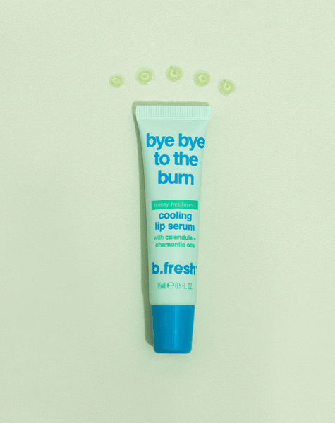 bye bye to the burn svalkande läppserum