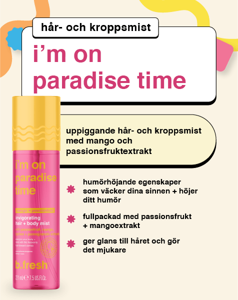 i'm on paradise time uppiggande hår- och kroppsmist