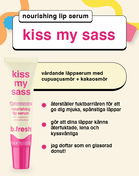 kiss my sass vårdande läppserum