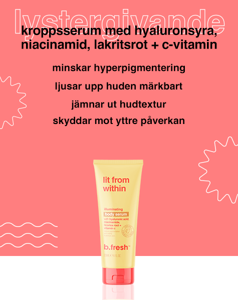 lit from within... lystergivande kroppsserum