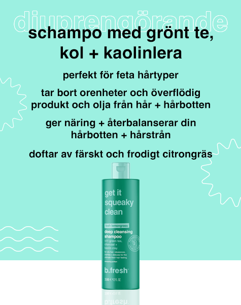 get it squeaky clean djuprengörande schampo