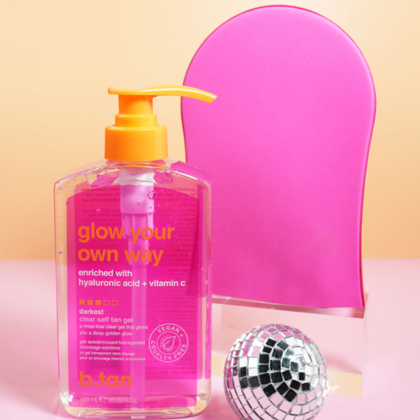 glow your own way appliceringshandske för brun utan sol-gel