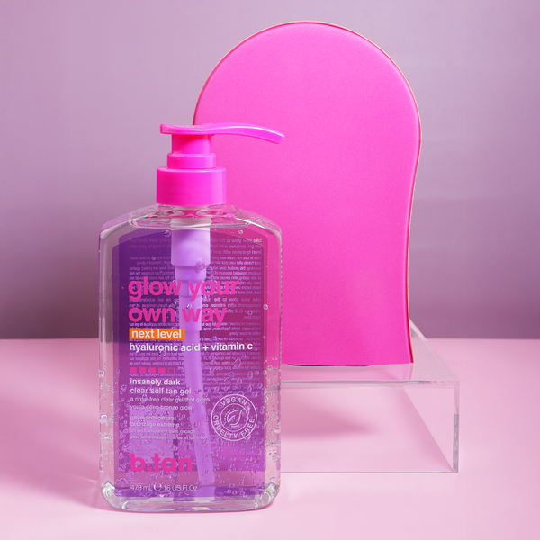 glow your own way appliceringshandske för brun utan sol-gel