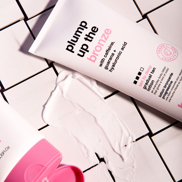plump up the bronze lotion