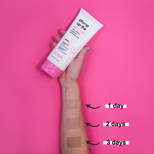 plump up the bronze lotion