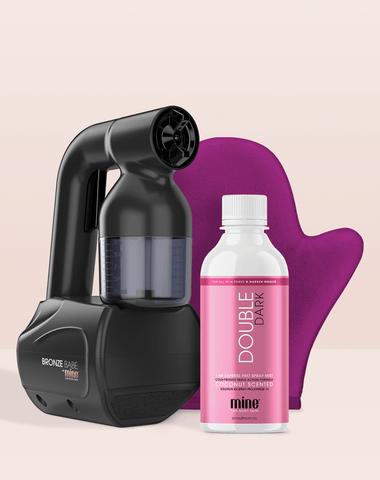 minetan bronze babe personal spray tan kit