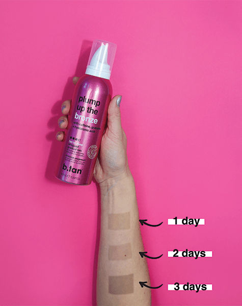 plump up the bronze mousse för daglig glöd