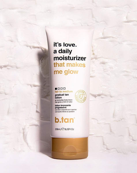 it's love. a daily moisturiser that makes me glow...