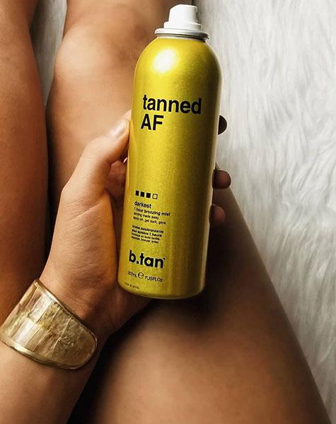 tanned AF® bronzing mist